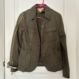 Anthropologie Green Jacket